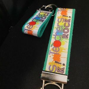 Teachers Rock Key Chain/Fob Set (New)
